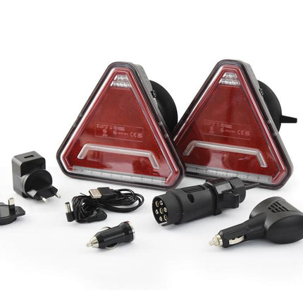 CONNIX PLUS WIRELESS LED TRAILER LIGHTS MAGNETIC 12V LIGHTING SET KIT