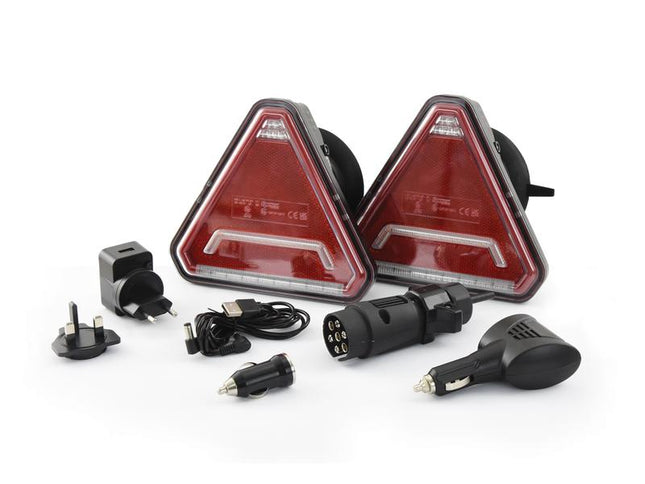 CONNIX PLUS WIRELESS LED TRAILER LIGHTS MAGNETIC 12V LIGHTING SET KIT