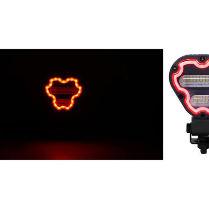 FlexiGlow Colour changing Programable Triangular Work Light, LED Multi-coloured, 1800 Lumens Raw, 12-24V (Copy)
