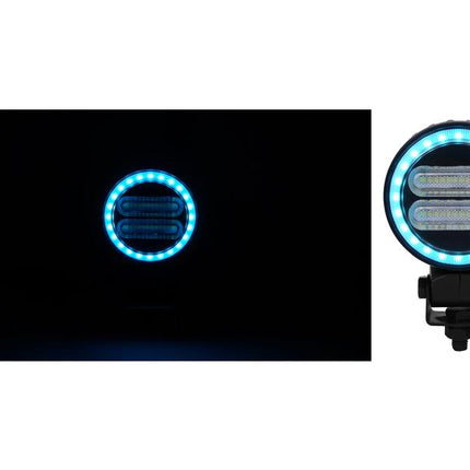 FlexiGlow Colour changing Programable Round Work Light, LED Multi-coloured, 2400 Lumens Raw, 12-24V (Copy) (Copy)