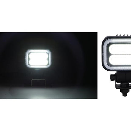 FlexiGlow Colour changing Programable Square Work Light, LED Multi-coloured, 2400 Lumens Raw, 12-24V