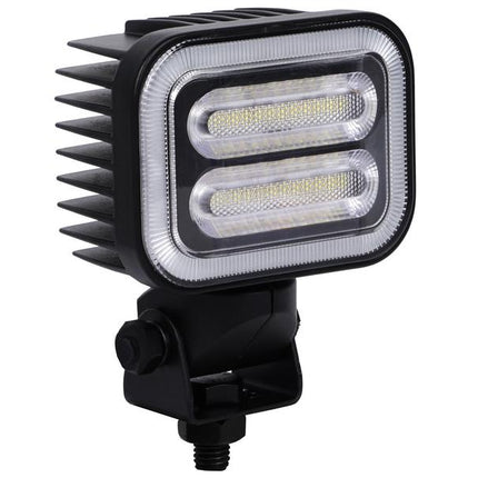 FlexiGlow Colour changing Programable Square Work Light, LED Multi-coloured, 2400 Lumens Raw, 12-24V