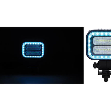 FlexiGlow Colour changing Programable Square Work Light, LED Multi-coloured, 2400 Lumens Raw, 12-24V