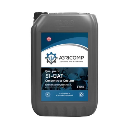 25 Litre Agricomp SI-OAT concentrate coolant container on a white background