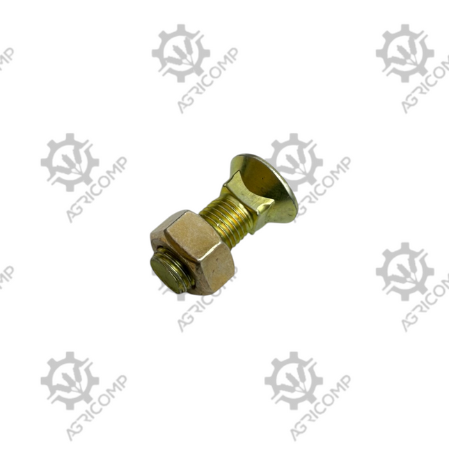 7/16" X 32mm UNF Square Round Countersunk Bolt & Nut Grade 8.8