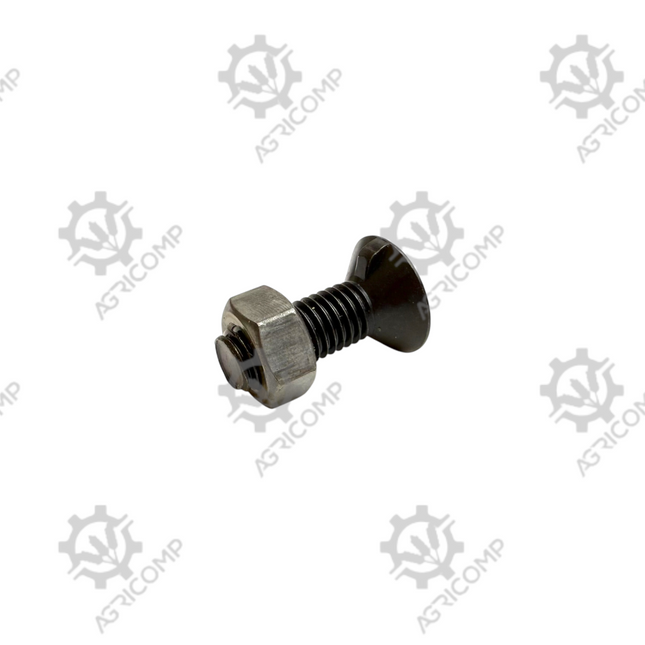 M12 X 50mm 1 Nib Oval Bolt & Nut Grade 8.8