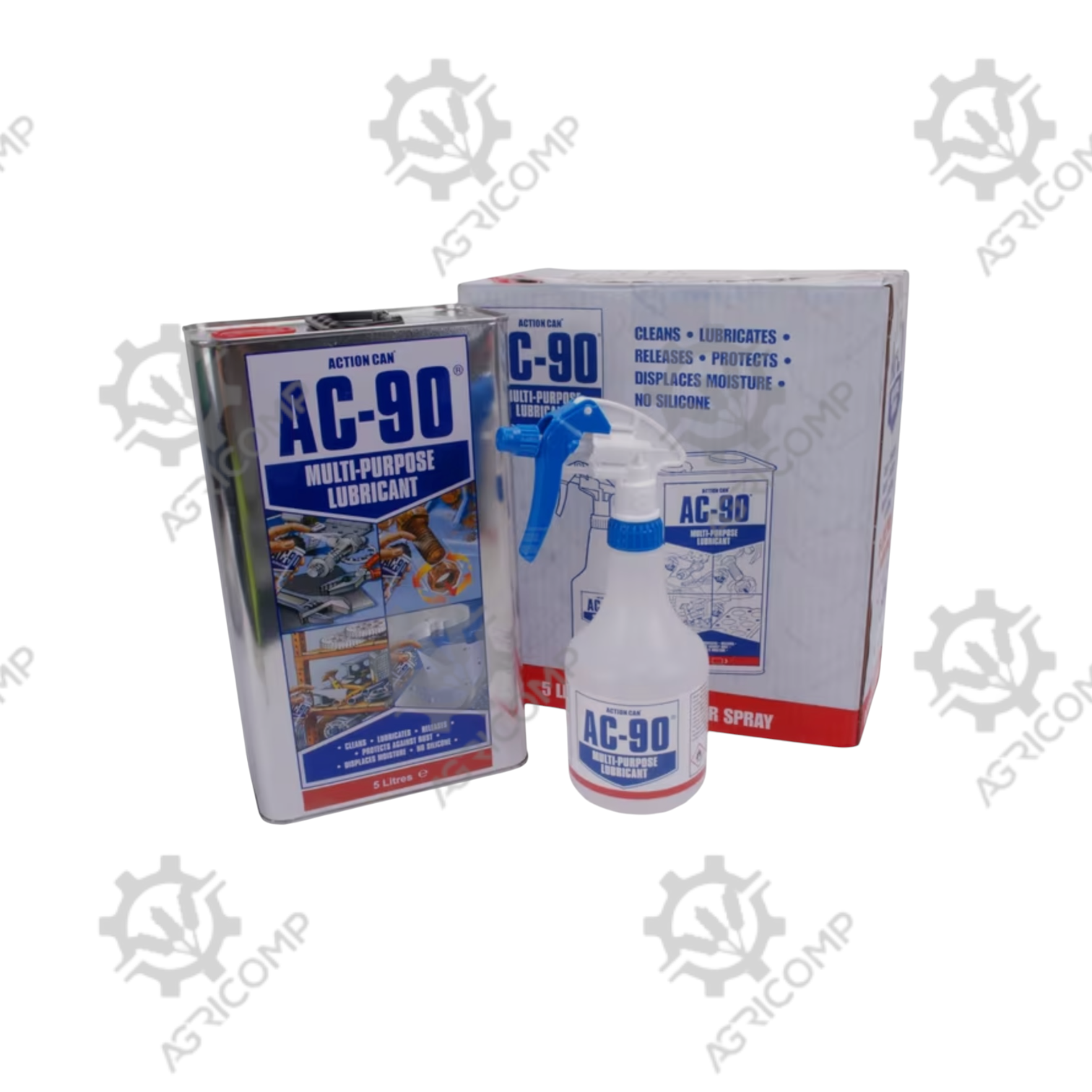 Ac90 Box AC90 Lubricant 5L Trigger Bundle Pack – AgriComp