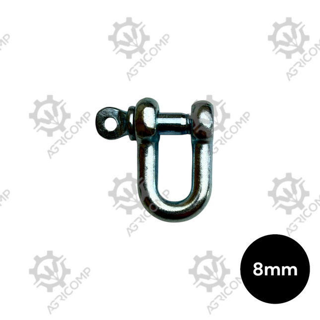 D-shackle - BZP 8mm