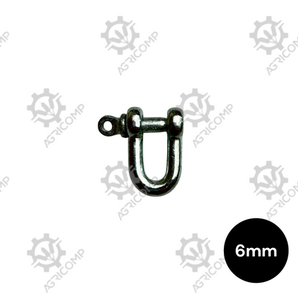 D-shackle - BZP 6mm