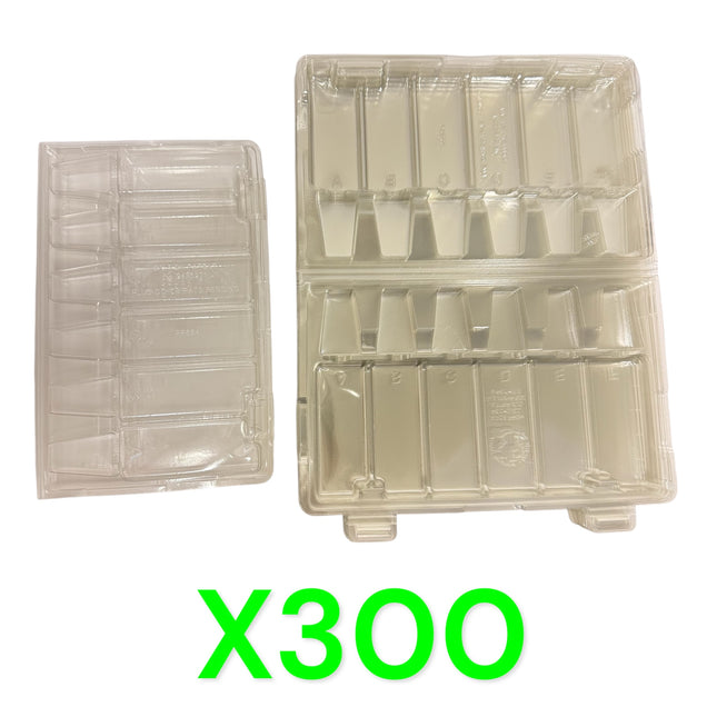 300X Macpac 6 x 3cm Square Plug Plant Clampack Blister Pack Mail Order Packaging PP684