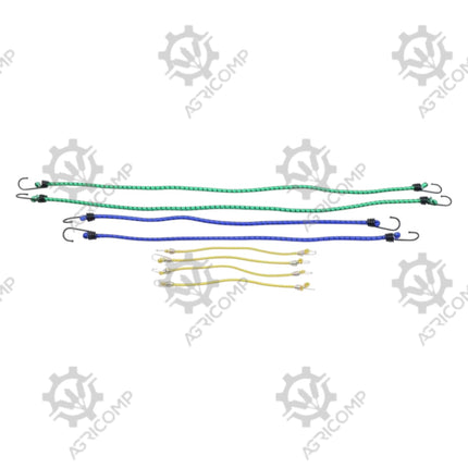 8PC Mixed Bungee Cord Assortment Pack