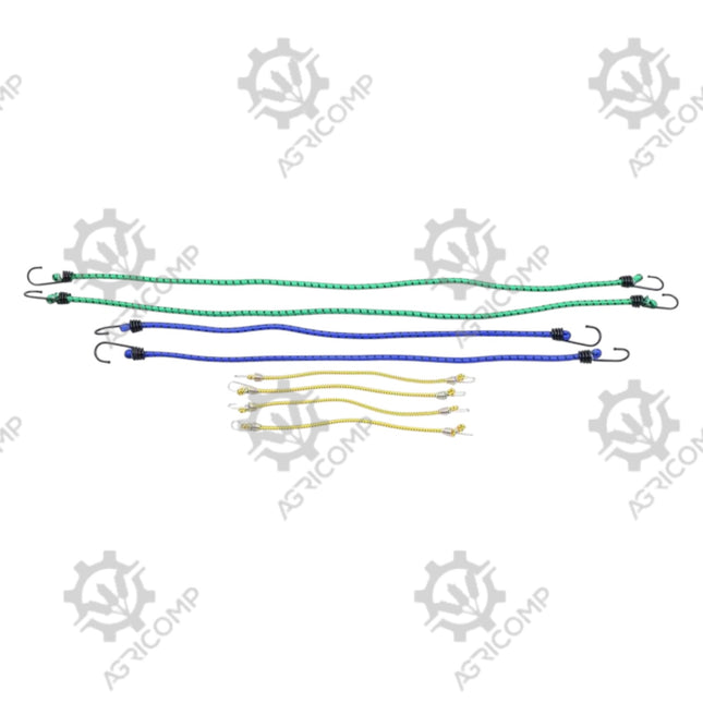 8PC Mixed Bungee Cord Assortment Pack