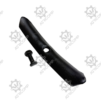 Reversible Spring Tine Cultivator point 210x37x6mm curved single hole Kongskilde / Danish Type