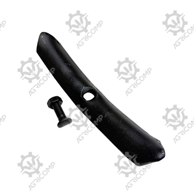 Reversible Spring Tine Cultivator point 210x37x6mm curved single hole Kongskilde / Danish Type