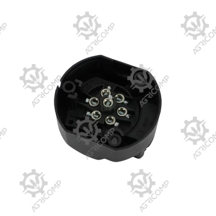 7-pin 12V Socket Panel Surface Mounted Tow Bar Trailer Electrics PVC