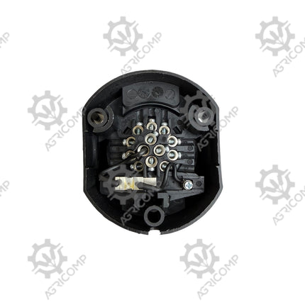 13 Pin Trailer Socket Plastic 12V With Fog Light Screw Terminals