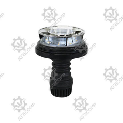 LED Rotating Amber Tractor / Excavator Beacon Flexible Pin 12-24V