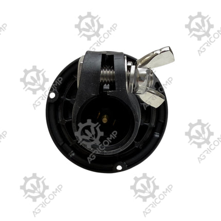 LED Flashing Amber Tractor / Excavator Beacon Flexible Pin 12-24V