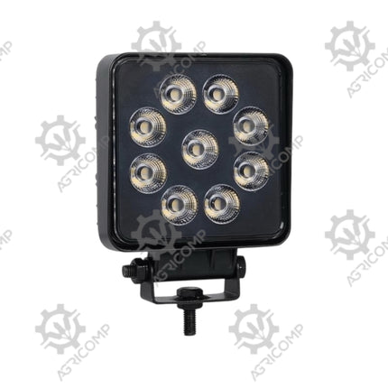 LED Square Work Light 3600 Lumens Raw 12-40V IP68K