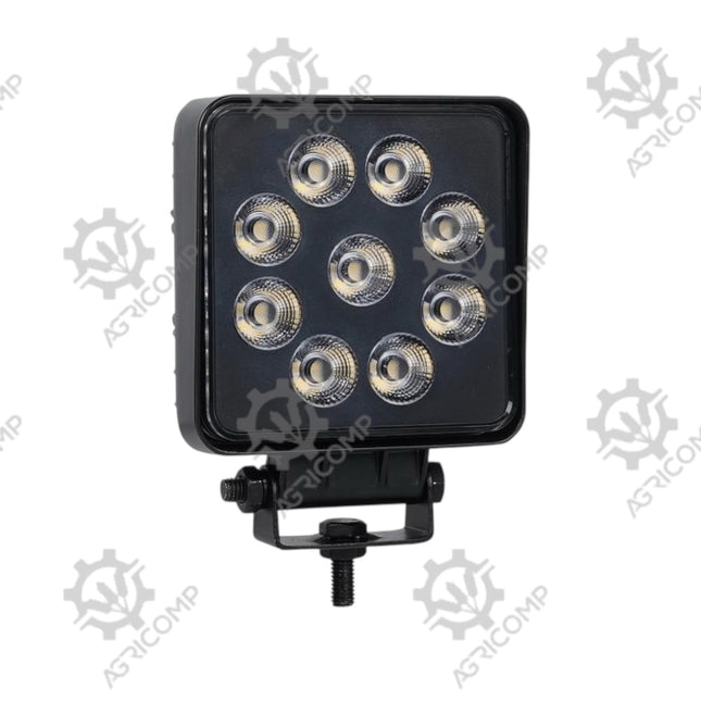 LED Square Work Light 3600 Lumens Raw 12-40V IP68K