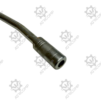Rigid Steel Grease Gun Tube With 4-Jaw Mouthpiece