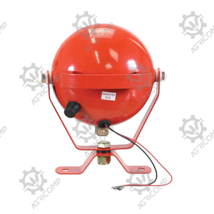 Plough Lamp Work Light Stadium To Suit Massey Ferguson 135, 165, 590 Tractors Red Round 12V