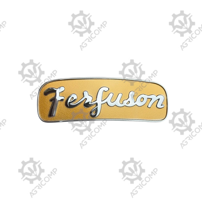 Ferguson 35 FE35 Front Badge Chrome & Gold 826686M1