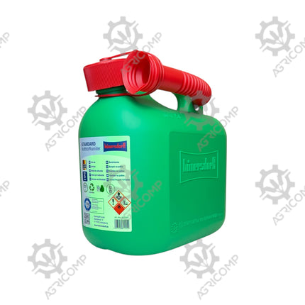 HÜNERSDORFF Plastic 5 Litre Fuel Can With Pouring Spout
