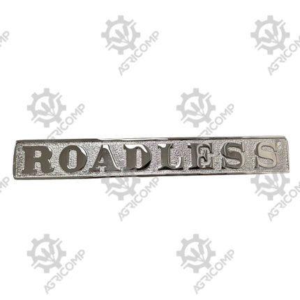 Roadless PloughMaster Badge Chrome On Brass High Quality